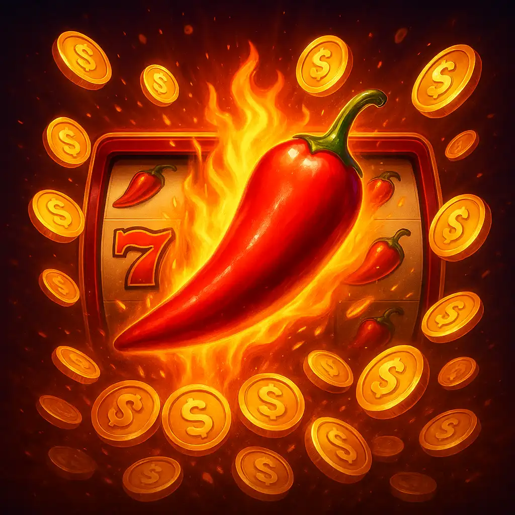 Chili Poppers slot game screenshot