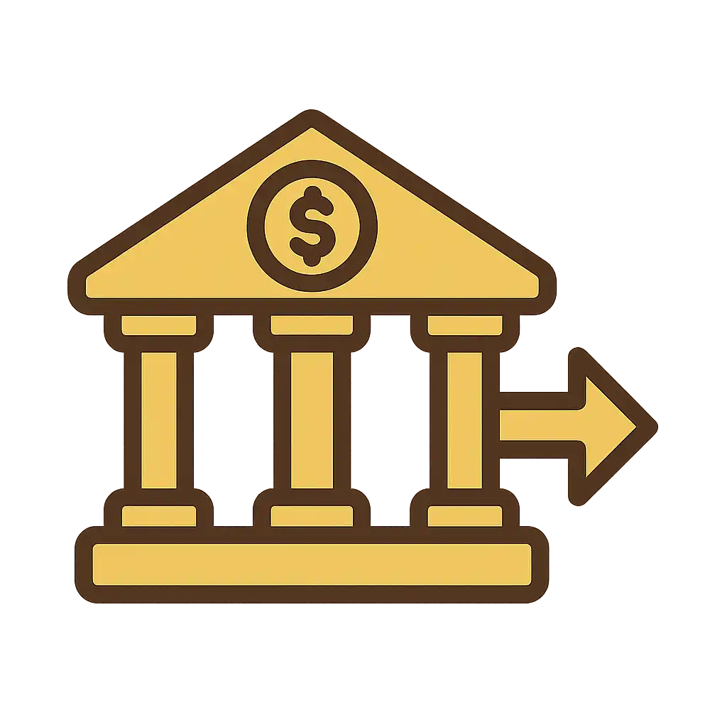 Bank transfer icon